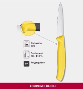 Groente-/schilmesje 1x, spits, 8cm
