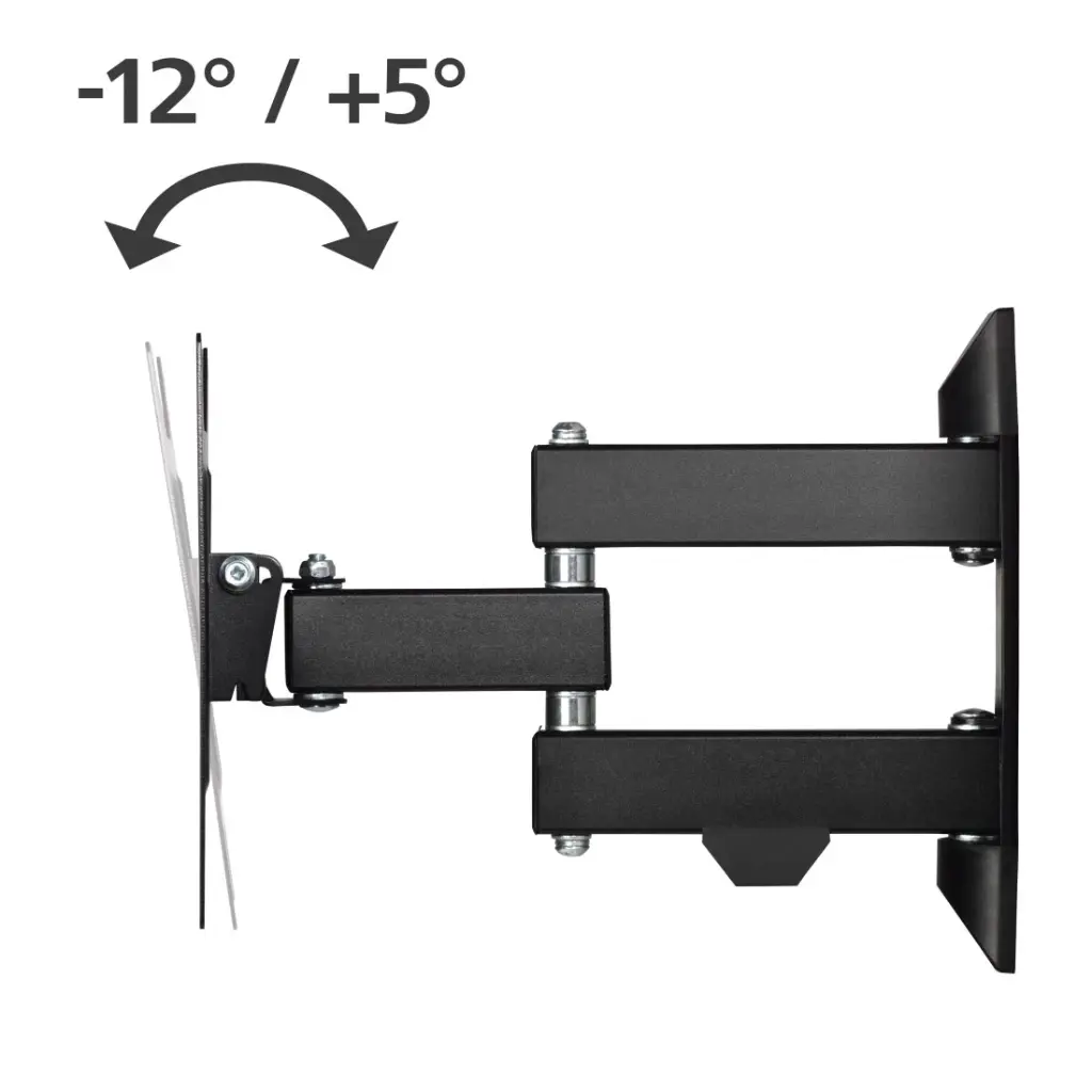 Hama Tv-muurbeugel, draaibaar, kantelbaar, uittrekbaar, 122 cm (48") tot 20 kg