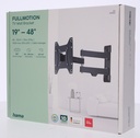 Hama Tv-muurbeugel, draaibaar, kantelbaar, uittrekbaar, 122 cm (48") tot 20 kg