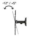 Hama Tv-muurbeugel, draaibaar, kantelbaar, 165 cm (65") tot 20 kg