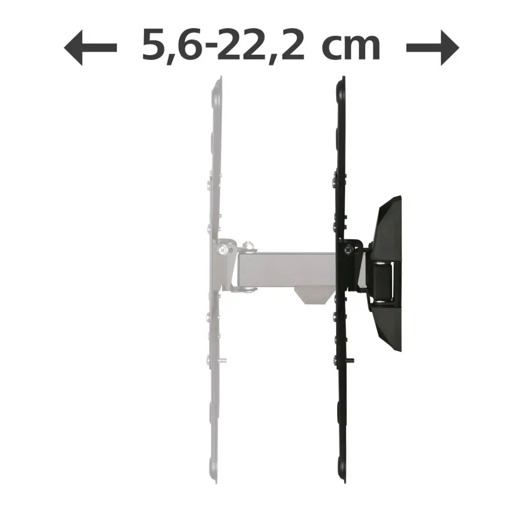 Hama Tv-muurbeugel, draaibaar, kantelbaar, 165 cm (65") tot 20 kg
