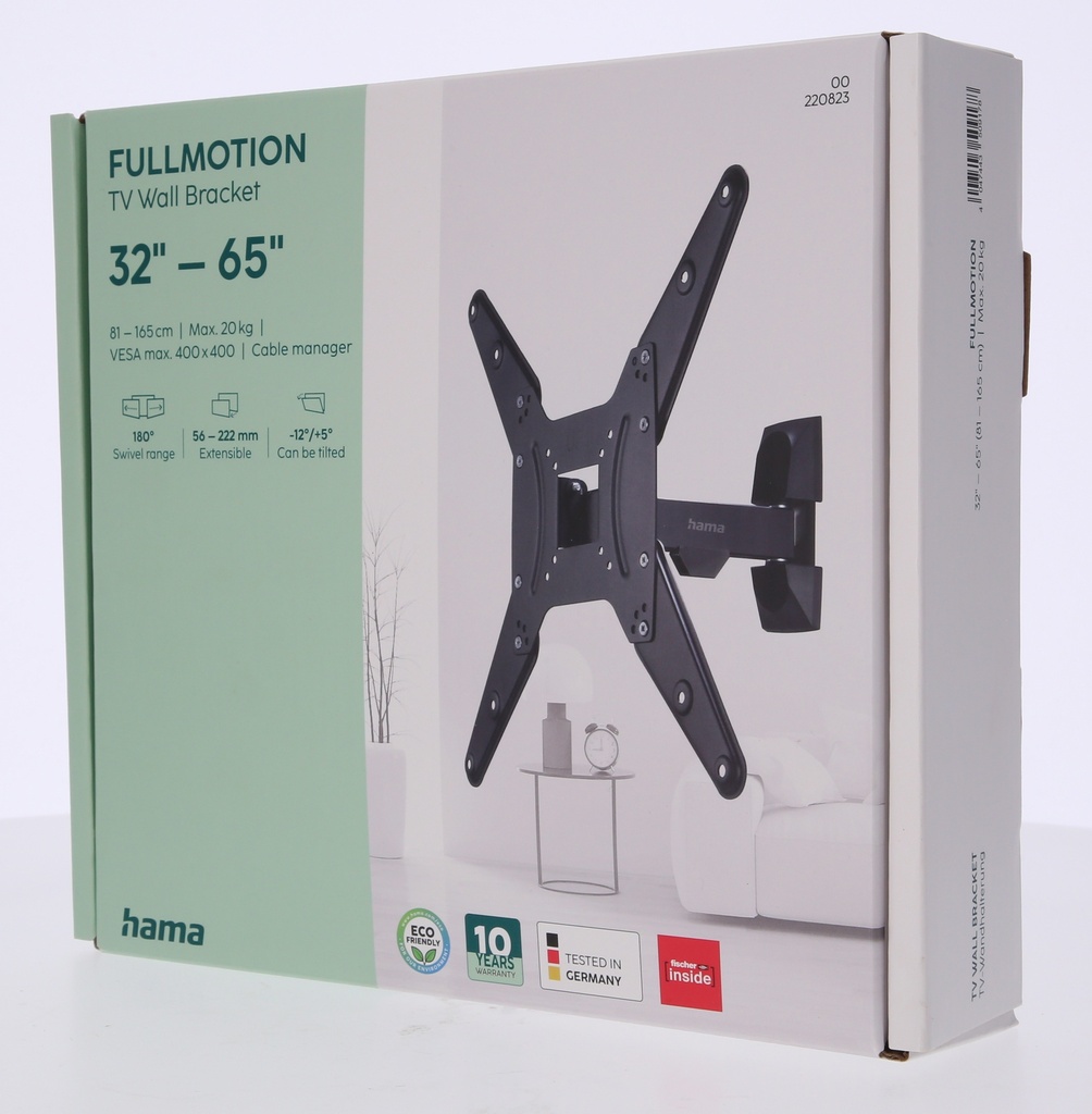 Hama Tv-muurbeugel, draaibaar, kantelbaar, 165 cm (65") tot 20 kg