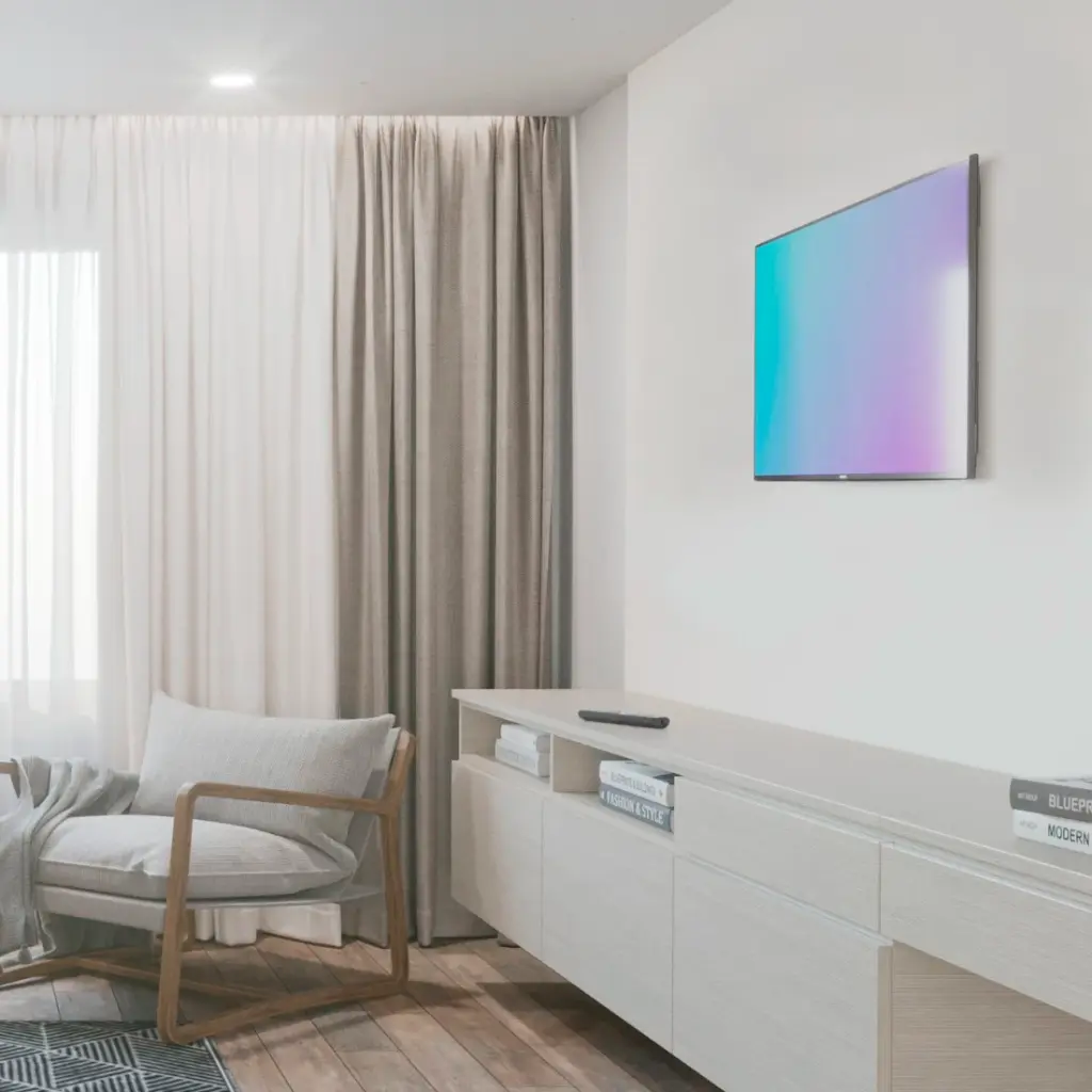 Hama Tv-muurbeugel, vast, 191 cm (75") tot 40 kg, wandafstand 2,3 cm