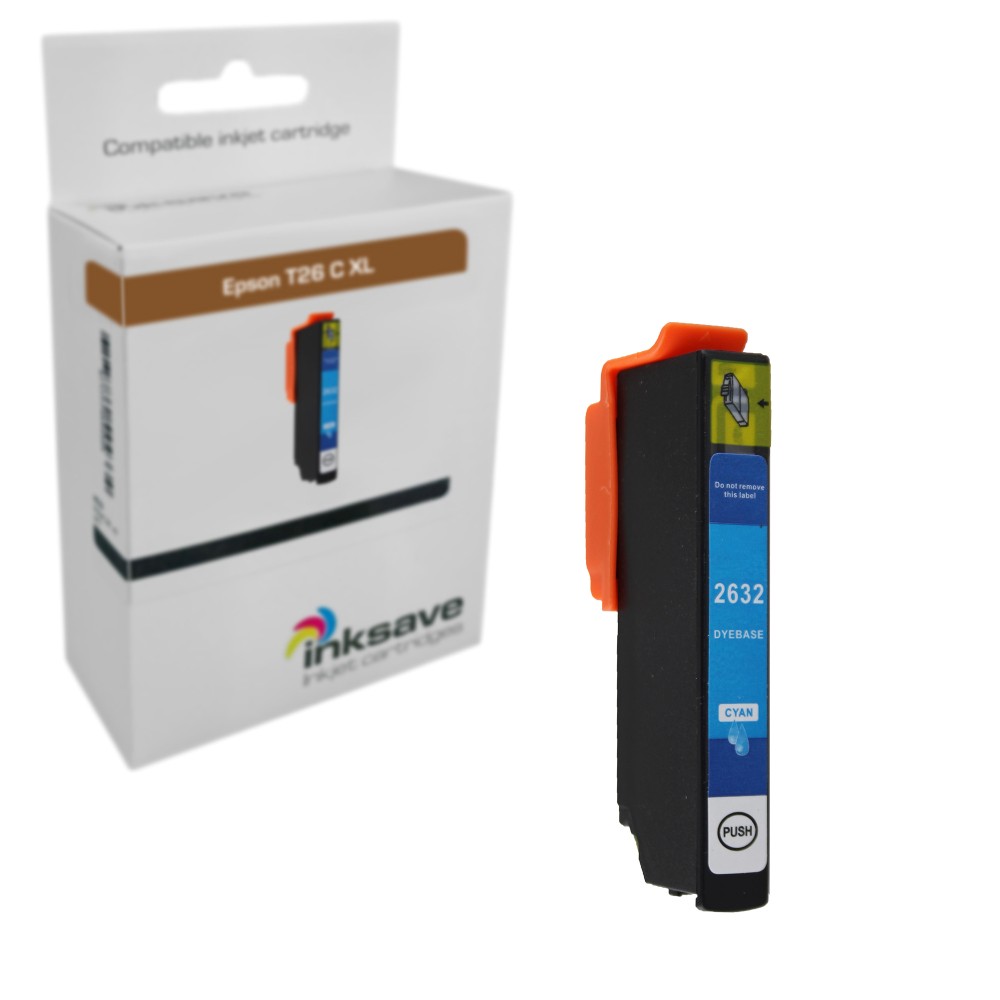 Epson T26 XL Cyaan (C13T26324010)