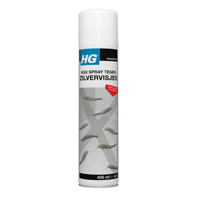 HGX Spray tegen zilvervisjes