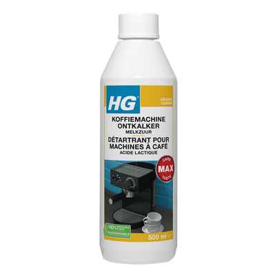 HG Koffiemachine ontkalker melkzuur