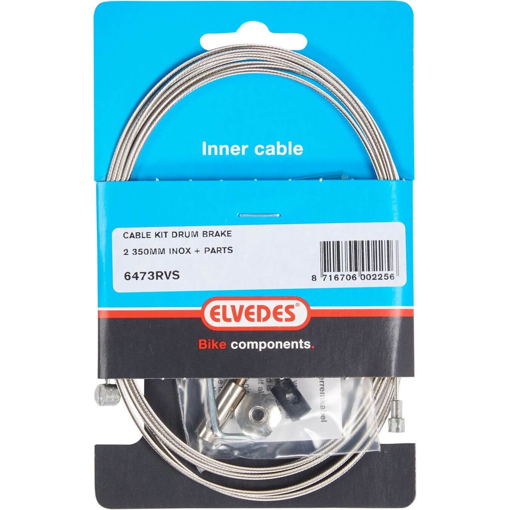 Elvedes rem binnenkabel achter + inbus RVS