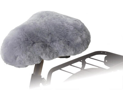 Zadeldekje wol grijs