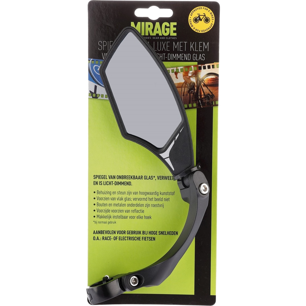 Spiegel dimmend glas links