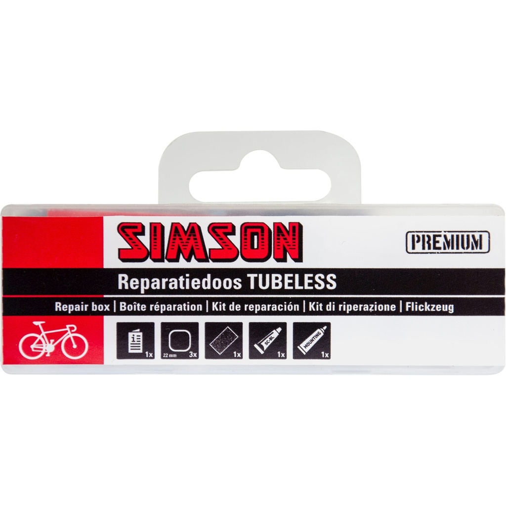 Simson reparatiedoos tubeless