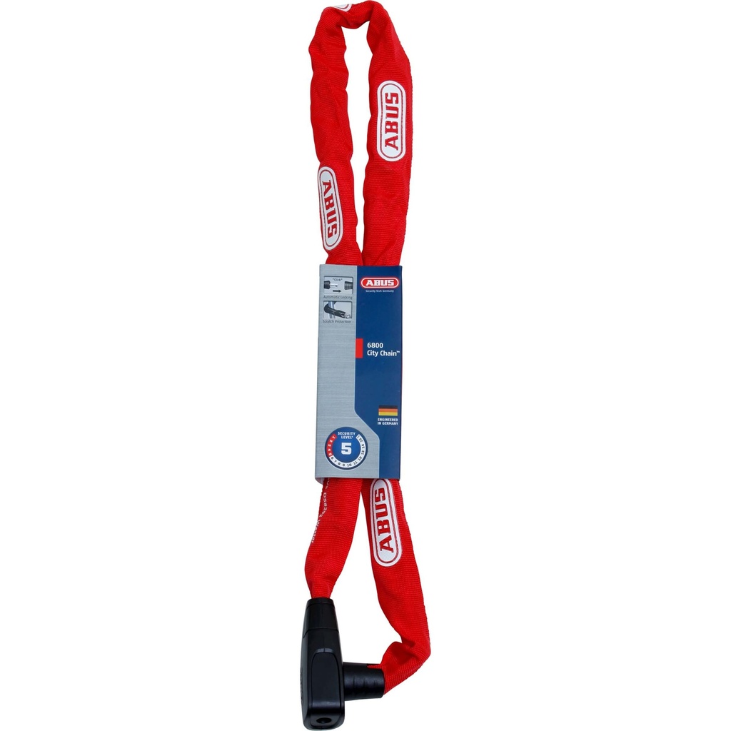 ABUS Kettingslot 110 x 6 rood