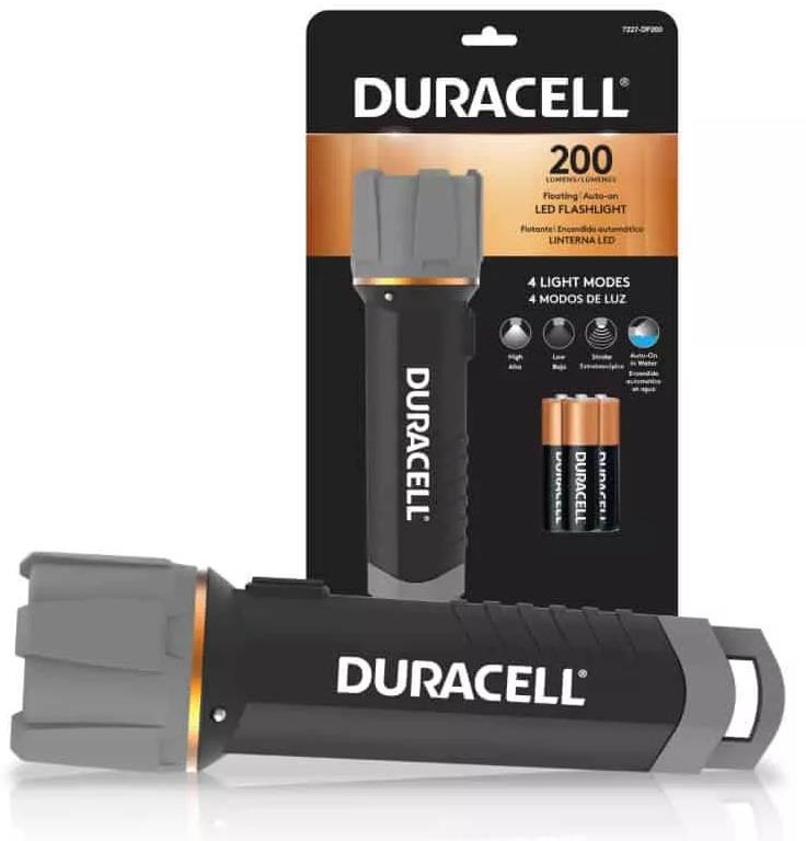 Duracell zaklamp waterdicht Floating
