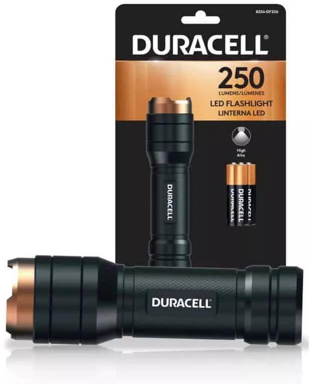 Duracell zaklamp aluminium