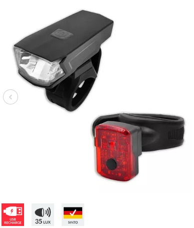 Lynx verlichtingsset USB oplaadbaar