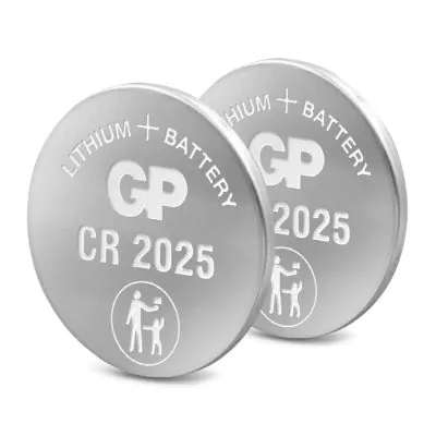 Knoopcel GP CR2025 (2 stuks)