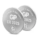 Knoopcel GP CR2025 (2 stuks)