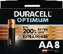 Duracell Optimum AA 8st.