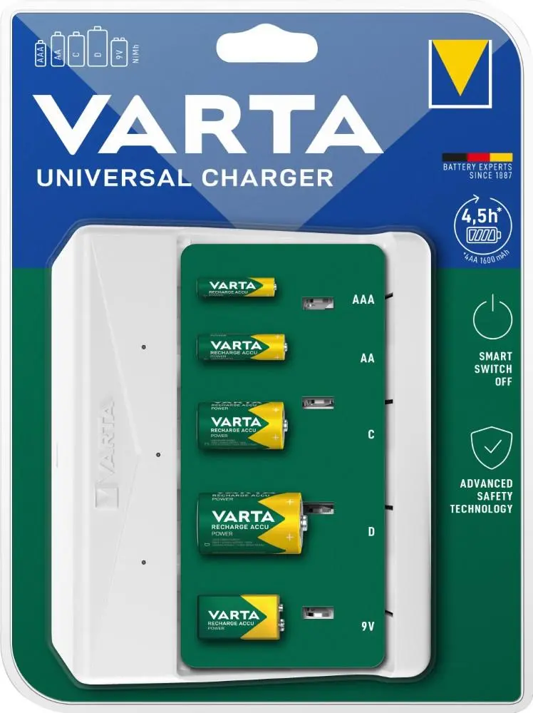 Varta Batterijlader universeel - zonder batterijen