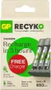 GP Batterijlader USB 3H met 4x850mA AAA batterij