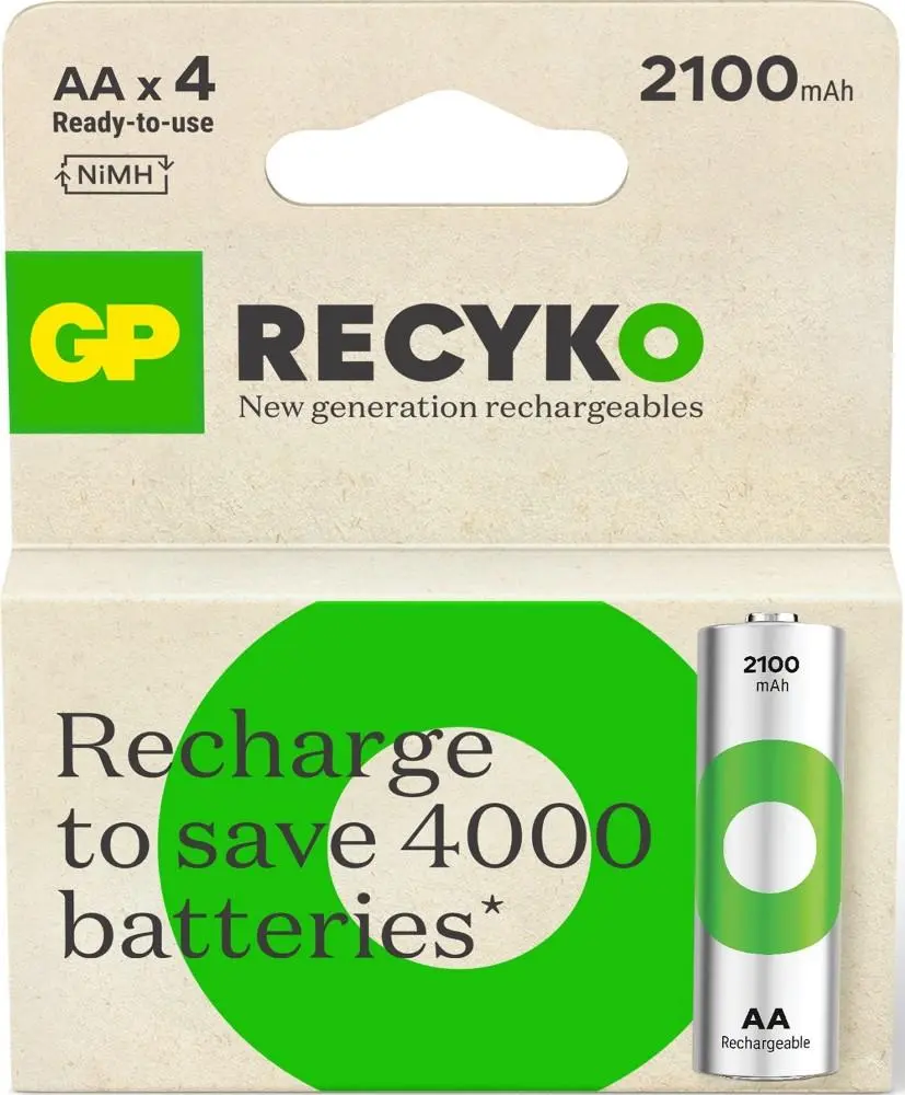 GP AA Oplaadbaar NIMH 2100 mAh