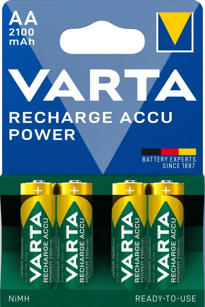 Varta AA 2100Mah (4) Oplaadbaar