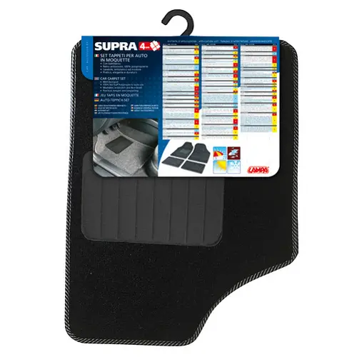 Automattenset (4-delig) – Zwart Lampa Supra C