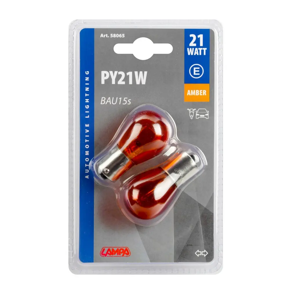 Autolampen PY21W oranje