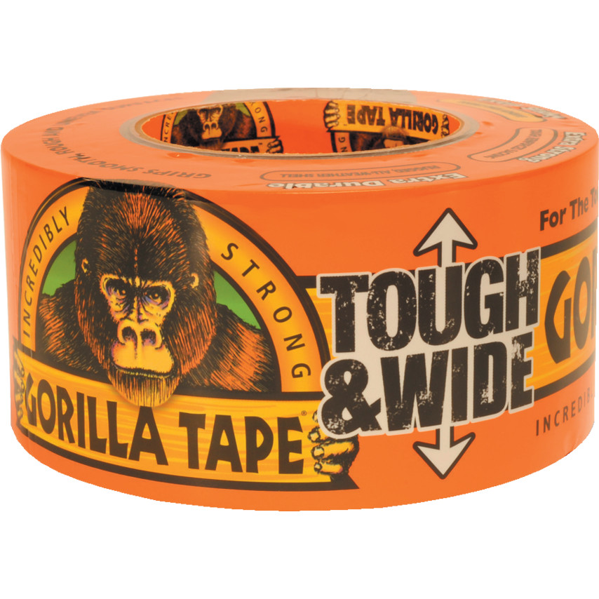 Gorilla 73mm x 27mtr zwart