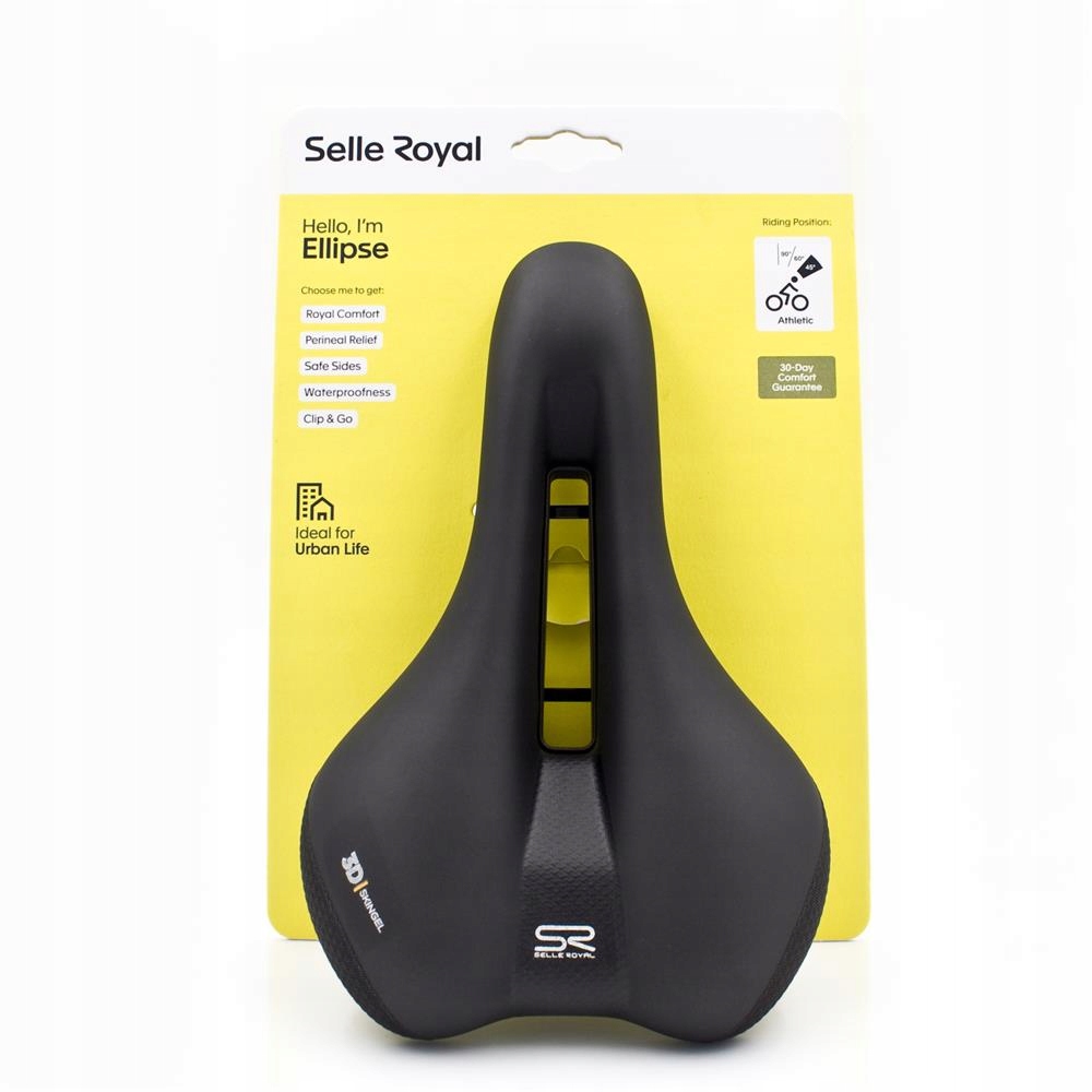 Selle Royal zadel Ellipse Athletic zwart