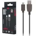USB - USB-C kabel 0,5m zwart