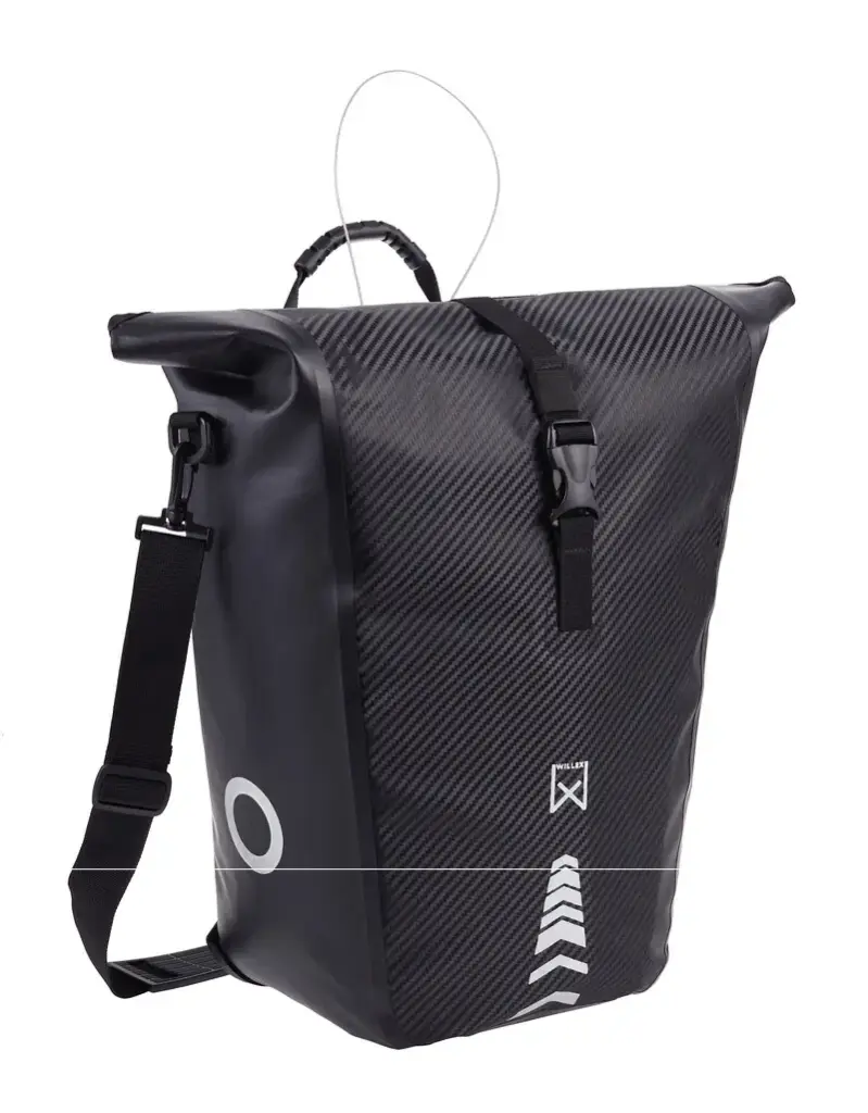 Willex Enkele fietstas Carbonite 25L Zwart 