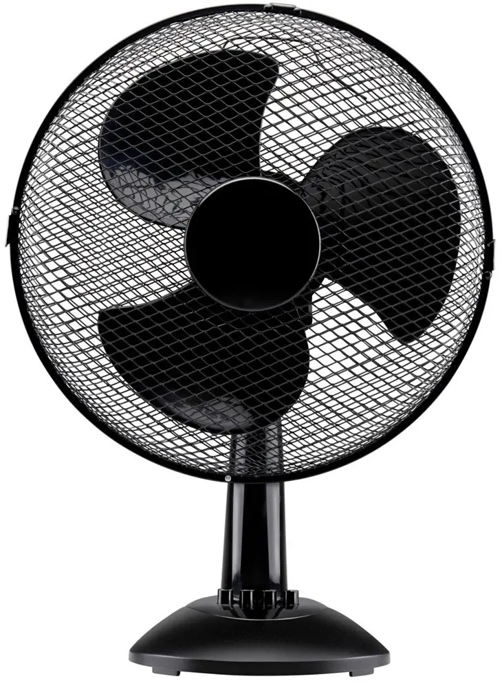 Tafelventilator 30cm draaiend 35W zwart