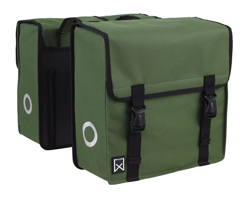 Basic Dubbele Shopper 46L Groen
