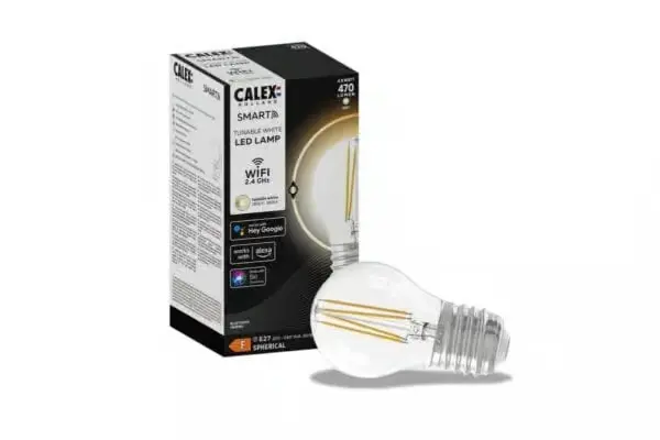 E27 Smart 4.9w (=40w) Kogel 1800K-3000K