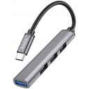 Hoco HB26 USB-C Hub 4 Poorten – USB 3.0 en 3× USB 2.0