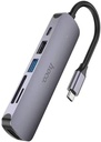 Hoco USB-C Hub HDMI 4K – USB 3.0, SD/TF Kaartlezer en 60W PD