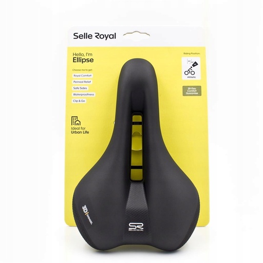 [113679] Selle Royal zadel Ellipse Athletic zwart