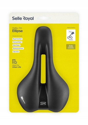 [113727] Selle Royal zadel Ellipse Moderate zwart