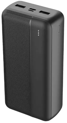 [116610] Powerbank 30.000mA zwart USB + USB-C