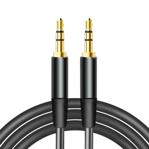 [116613] Audiokabel jack 3,5 - jack 3,5 stereo 1m