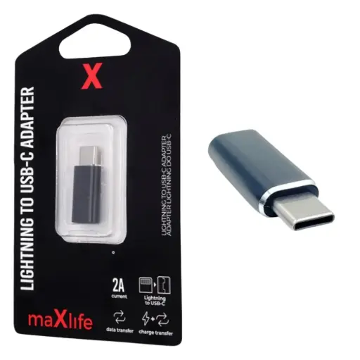 [116614] Lightning - USB-C adapter zwart