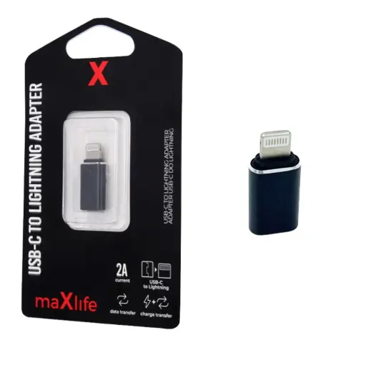 [116615] USB -C - Lightning adapter zwart