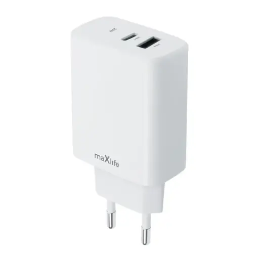 [116643] USB + USB-C snellader 20W wit