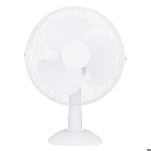 [116680] Tafelventilator 30cm draaiend 35W wit