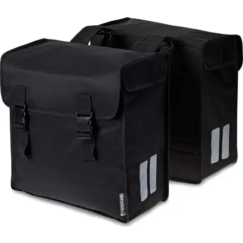 [10021437] Basil fietstas dubbel Mara 3XL zwart 52L