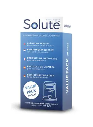 [116707] Solute Reinigingstabletten 1,6 gram – 18 mm - 30 stuks