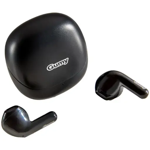[116713] Gumy Air Oordopjes Draadloos Zwart