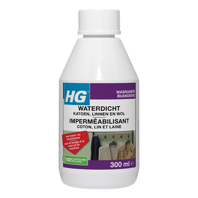 [10001611] HG waterdicht katoen, linnen, wol en gemengde textielsoorten