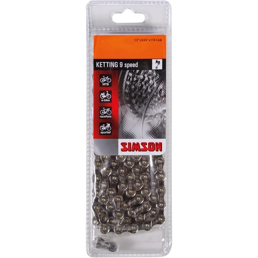 [10026595] Simson derailleur ketting 9 speed 