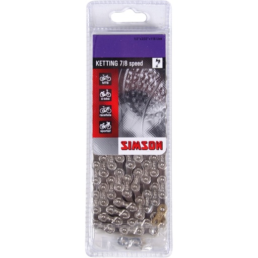 [10000857] Simson derailleur ketting 7-8 speed 